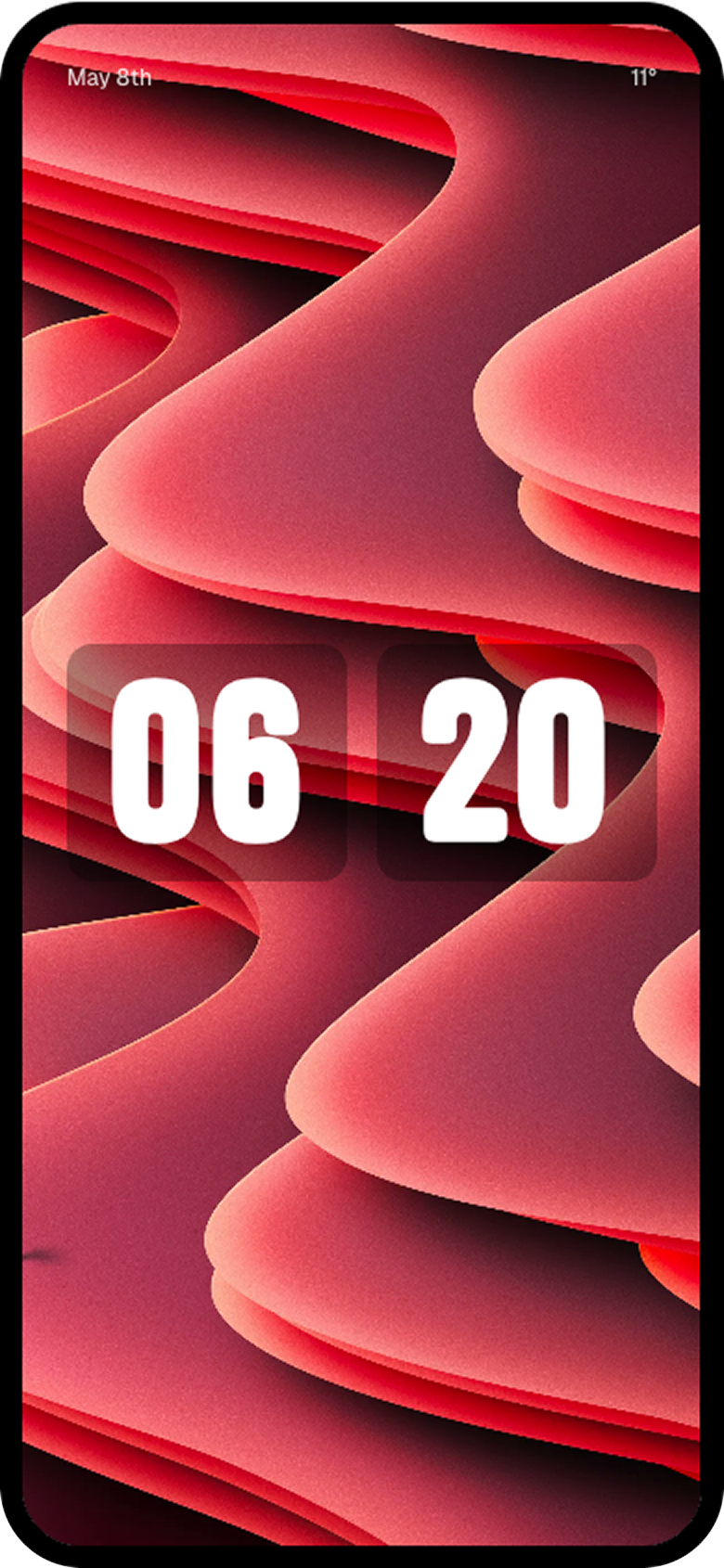 Clocks interface screen 6