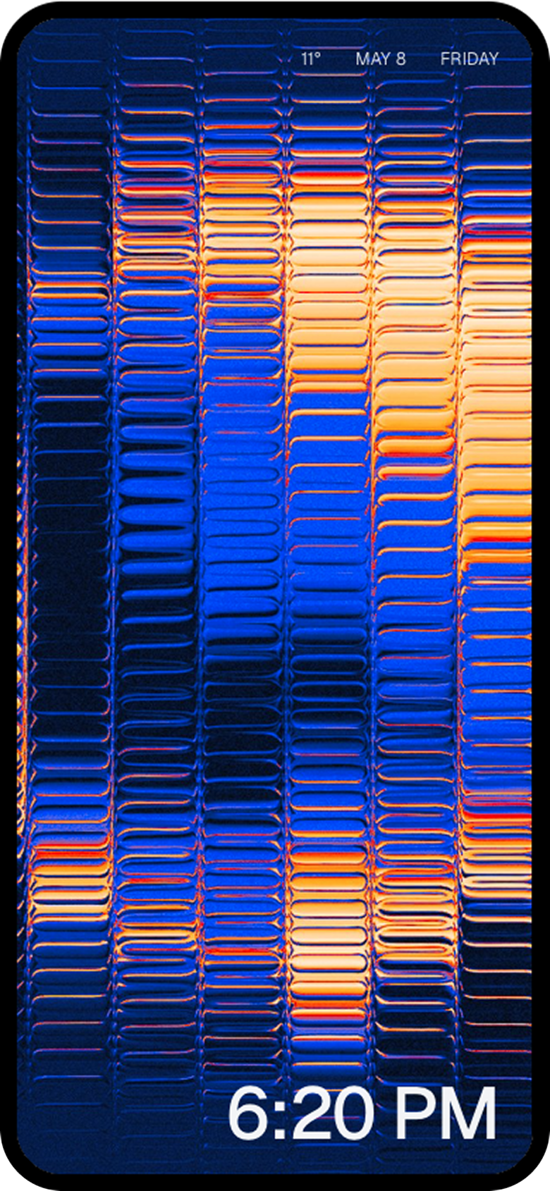 Clocks interface screen 7